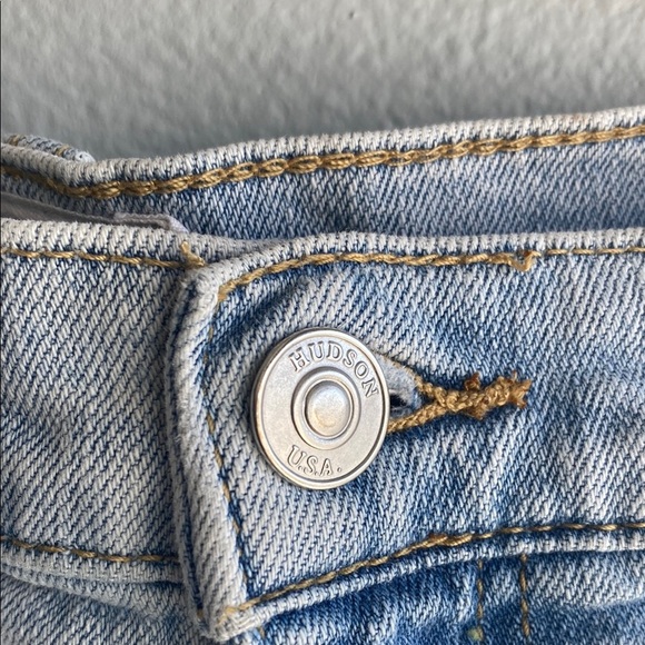 Hudson Women's Light Blue Denim Shorts - Picture 4 of 8